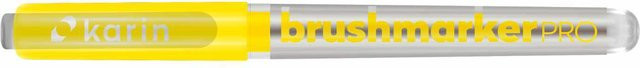 Karin Brushmarker PRO Brushmarker in Canary Yellow mit Nylonspitze - Bild 1