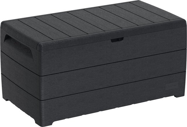 Duramax Durabox Garten Aufbewahrungsbox aus Kunststoff in Grau/Anthrazit, B/T/H: 130 x 70 x 63 cm - Bild 1