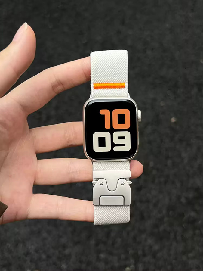 PEO Uhrenarmband Nylon, elastisch, Apple Watch kompatibel - Bild 2