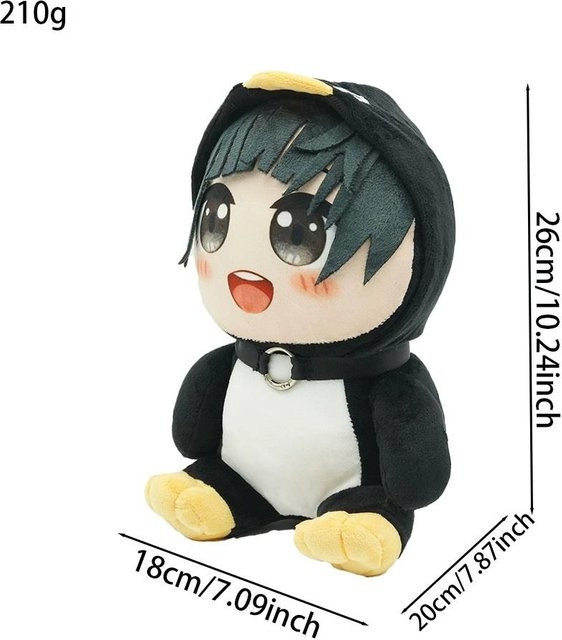 Yiran toy Gugu Gaga Meme Kawaii Pinguin Plüschtier, 4er-Set - Bild 1