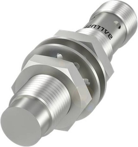 Balluff Induktiver Sensor BES M12EF1-PSC10F-S04G-S BES02WE, PNP Schließer, nicht bündig, Edelstahl, Farbe: Silber, Durchmesser: 12 mm, Länge: 60 mm - Bild 1