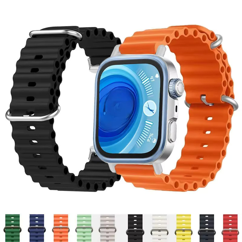Aiss Uhrenarmband Silikon, Huawei Watch Fit 3 4 4 Pro - Bild 3
