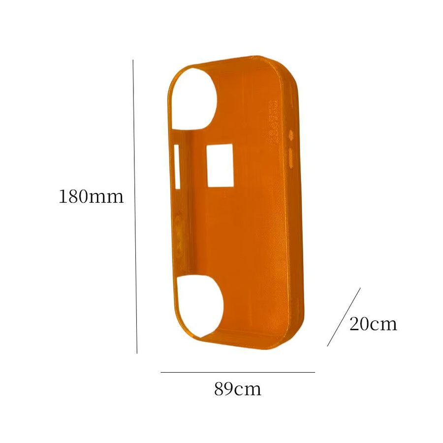 Orangefarbene TPU Schutzhülle für RG476h Spielkonsole mit Kühlfunktion und Anti-Drop-Schutz - Bild 4