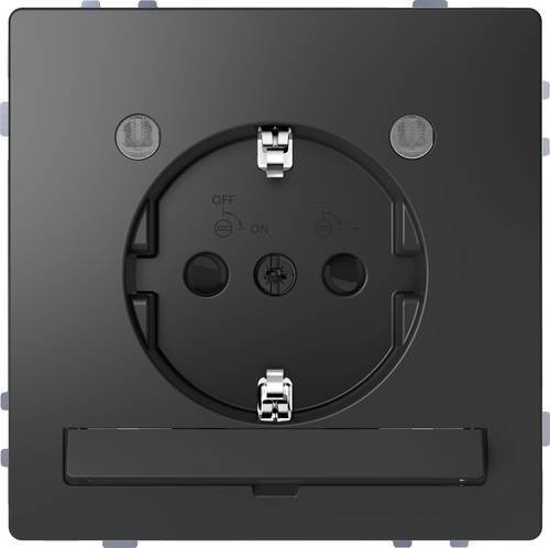 Merten Steckdose System Design Anthrazit IP44 MEG2304-6034 - Bild 1