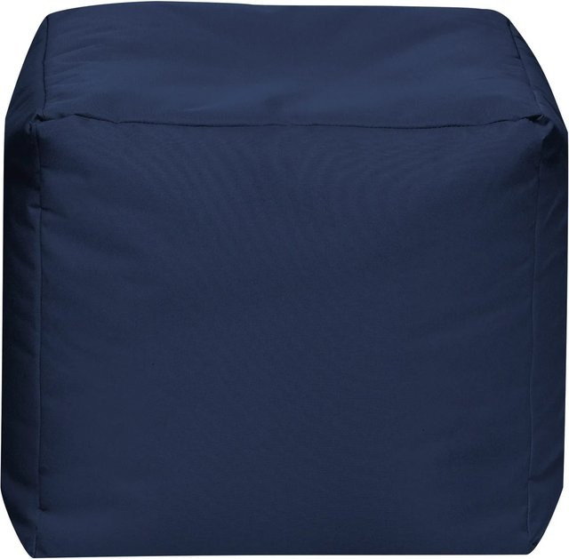 Sitting Point Hocker Cube Scuba 60 in Jeansblau mit Polyesterbezug - Bild 1