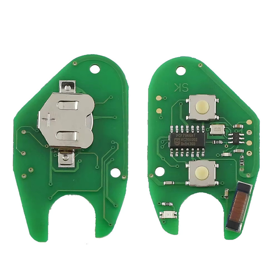 Yiqixin 433MHz ID46 Chip Autoschlüssel für Renault Master, Kangoo, Nissan Interstar, Primastar und Vauxhall Opel Vivaro in Schwarz - Bild 2