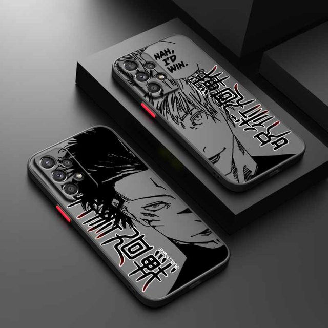 Jujutsu Kaisen Satoru Sukuna Handyhülle für Samsung Galaxy S25 S24 S23 S22 S21 S20 S10 Ultra Plus transparent mattiert - Bild 1