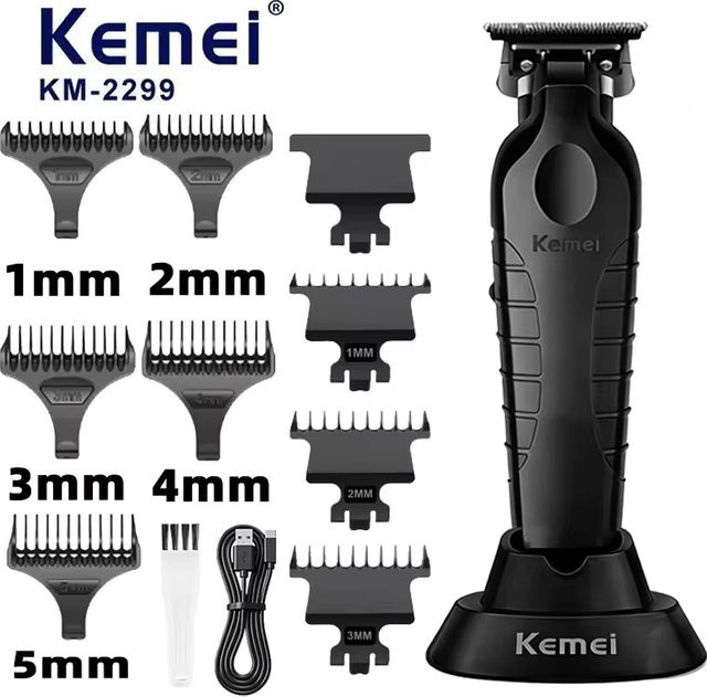 Kemei km-2299 Haarschneidemaschine, Herren, Schwarz - Bild 1