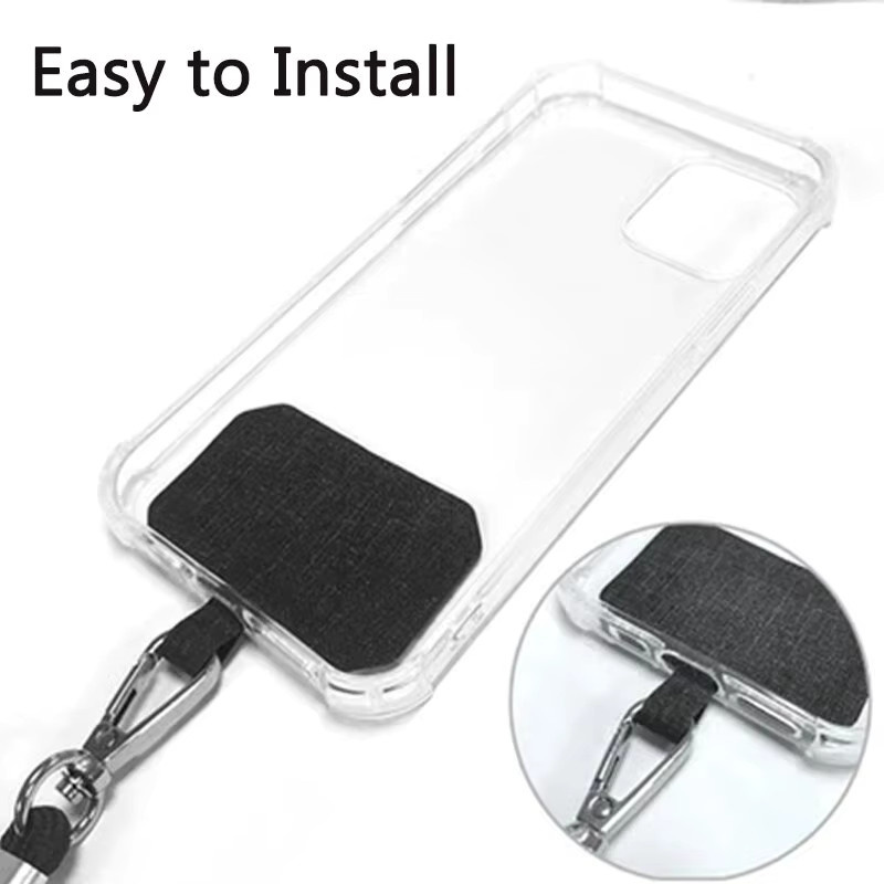 Universal einstellbares Telefon Lanyard in Schwarz als Anti-Verlust Handy-Hängeseil mit Clip-Halterung - Bild 4