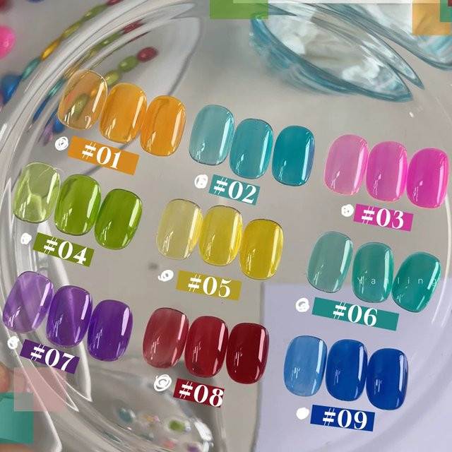 MIANEL Glas-Tansanit Jelly-Nagellack, Gel, Glänzend, 12 ml - Bild 1