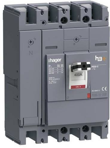 Hager HCW401AR Lasttrennschalter 4polig 400A 690V grau - Bild 1