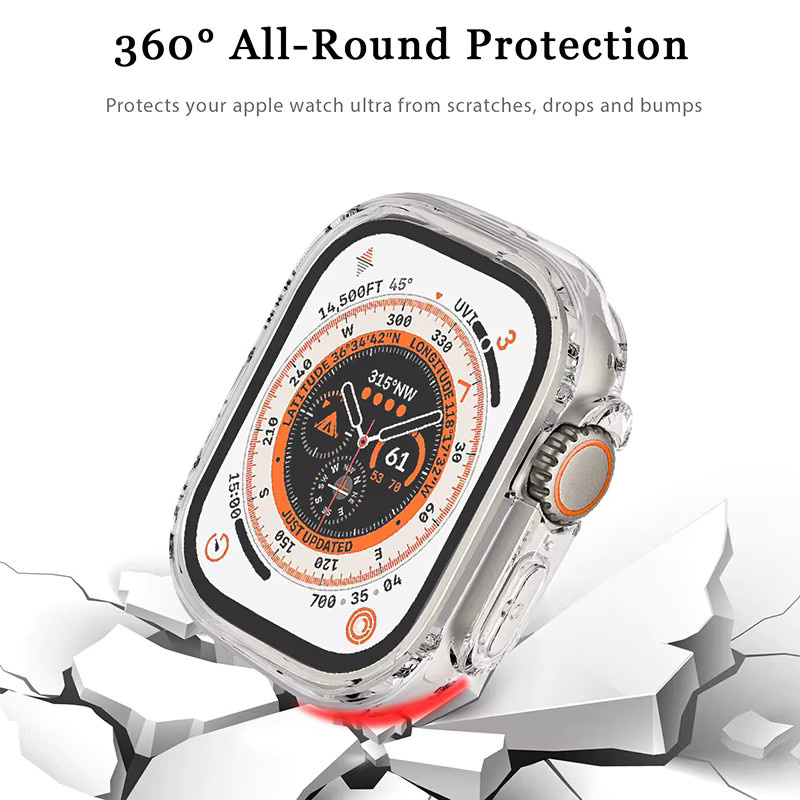 Apple Watch Schutzhülle, transparent, TPU - Bild 4