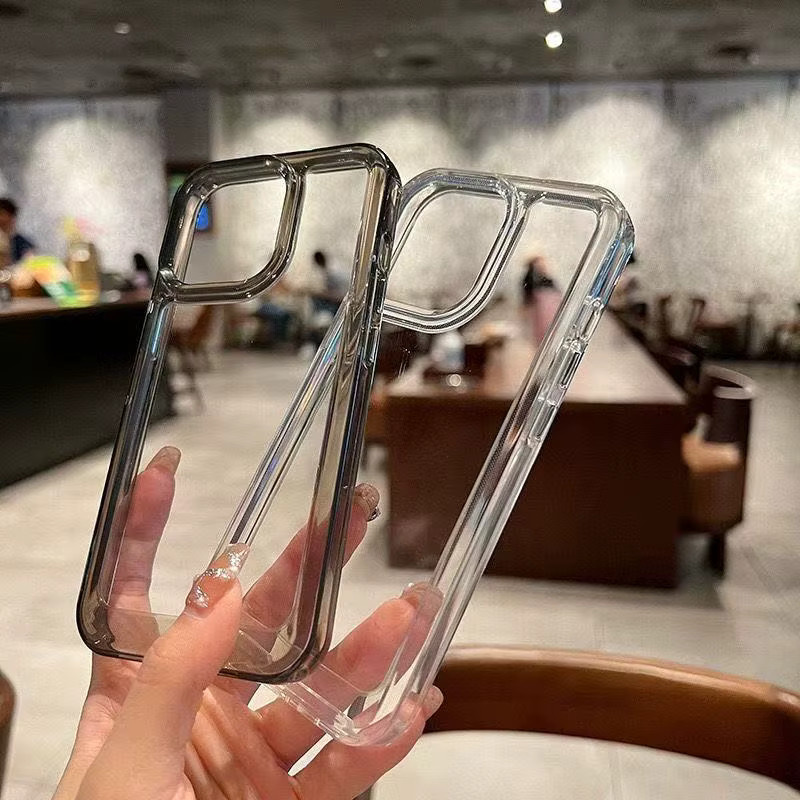 Stoßfeste Silikon-Handyhülle von szHAIyu in Transparent für iPhone Modelle - Bild 3