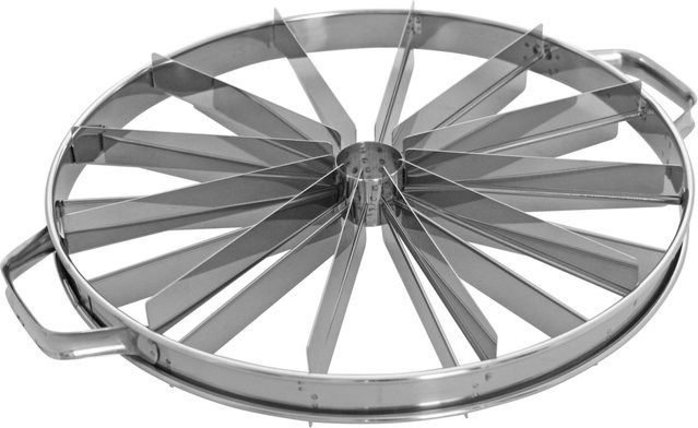 Schneider Torteneinteiler aus Edelstahl, Silber, H: 5,3 cm, Ø: 33 cm - Bild 1