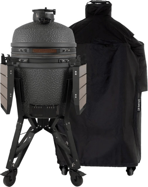 The Bastard VX Medium Complete Kamado Grill in Anthrazit inklusive Abdeckung - Bild 1