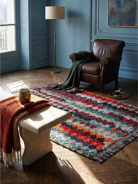 Shaggy-Teppich Kadima Design von TAFRAUT in Bunt mit Retro-Look, Breite: 160 cm, Tiefe: 230 cm - Bild 1