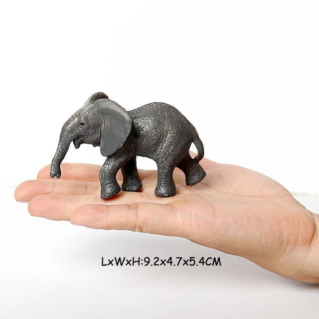 Dschungeltiere Figuren Mammut Elefant, Actionfigur, Kunststoff, ab 14 Jahre - Bild 1