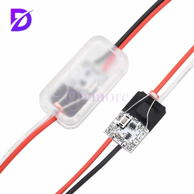 Automatischer Lichtsensorschalter von diymore mit Fotozelle für die Fotosteuerung, DC 3,7 V, 5 V, 12 V, 24 V, 5 A - Bild 1