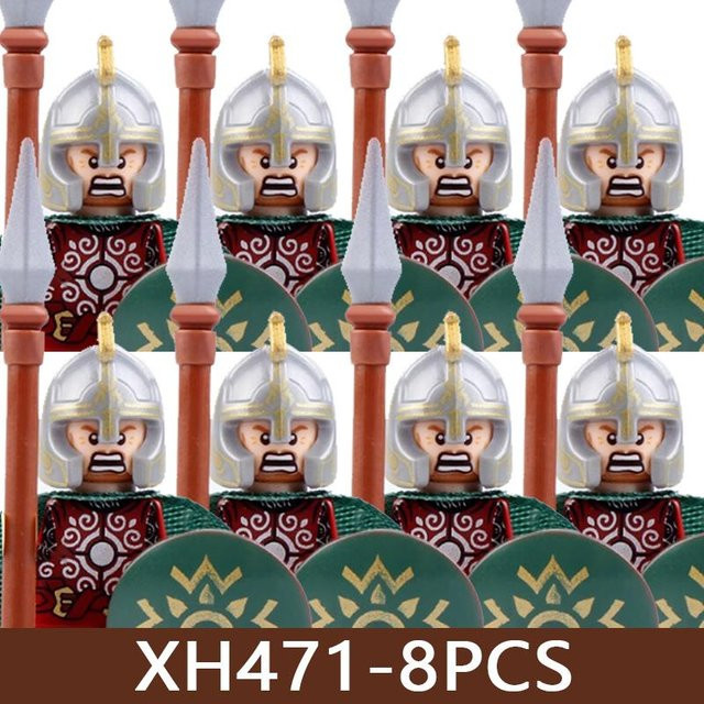 ZMM TOYS Mittelalterliche Burgsoldaten Figuren, Ritter, 8-teiliges Set, ab 7 Jahren - Bild 1