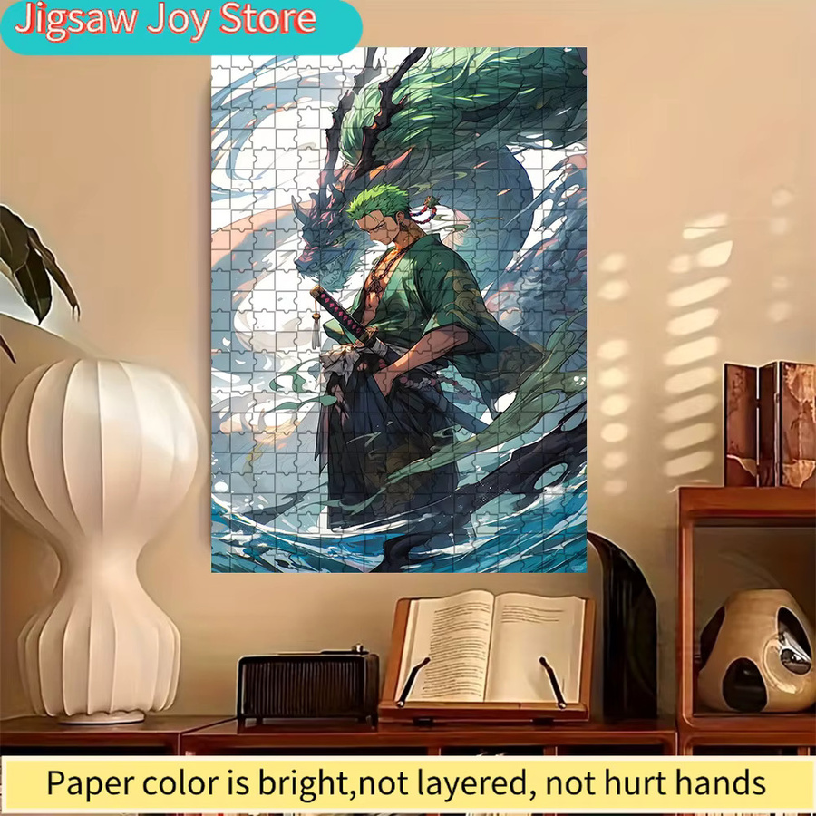 KAYOU One Piece Roronoa Zoro Green Dragon Water Scene Papierpuzzle - Bild 3
