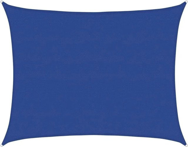 vidaXL Sonnensegel aus HDPE in Blau, Rechteckig, B: 700 cm, T: 600 cm - Bild 1