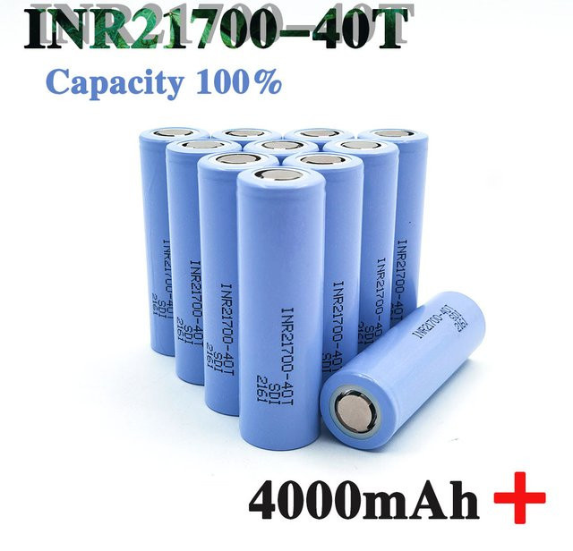 Original Akku 21700 INR21700-40T Lithium-Ionen-Akku mit 4000 mAh und 30 A Entladestrom - Bild 1