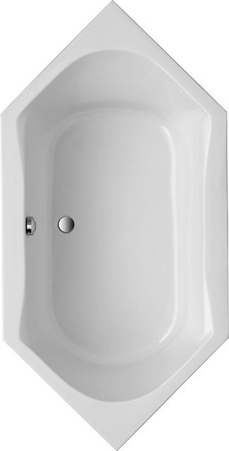 OTTOFOND Badewanne Corsica sechseckig Weiß B/T/H: 200 x 100 x 41,5 cm - Bild 1