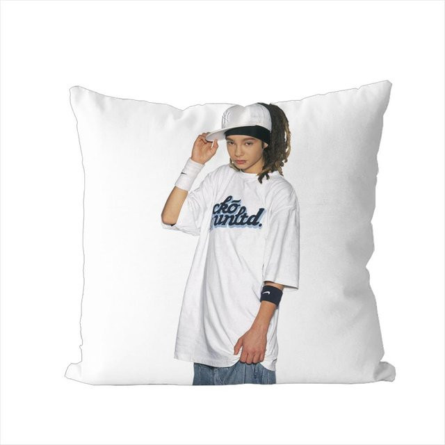JMG Clothing Kissenbezug Tom Kaulitz mit doppelseitigem Druck, Plüsch, Weiß, B/T: 40 x 40 cm - Bild 1
