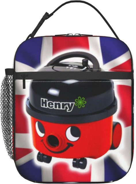 Isolierte Lunchtasche Henry Hoover mit UK-Flagge von Fancy Style Studio, Mehrfarbig, One Size - Bild 1