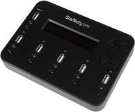 StarTech.com USB 2.0 Stick Duplizierer und Eraser mit 5 Schächten in Schwarz (USBDUP15) - Bild 1