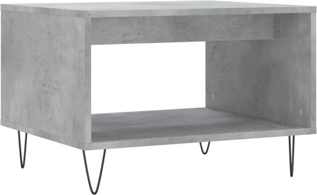 vidaXL Couchtisch Modell 1 in Betongrau aus Holzwerkstoff, B/T/H: 60 x 50 x 40 cm - Bild 1