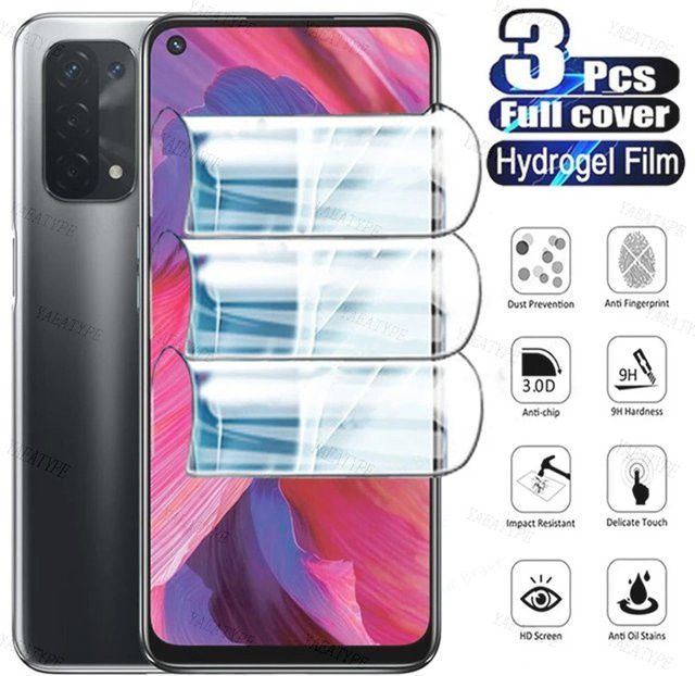 3er Pack Hydrogel Display Schutzfolien für Oppo Reno 9 8 7 6 5 4 Pro Plus und Reno 8 7 6 Lite 4Z 7Z 8Z 5G in Transparent - Bild 1