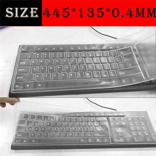 Winnerer Neptune Universelle Silikon Tastatur Schutzfolie in Transparent - Bild 1