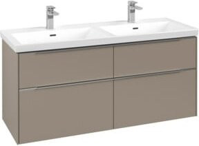 V&B Waschtischunterschrank Subway 3.0 in Tau Beige, B/T/H: 127,2 x 56,6 x 47,8 cm - Bild 1