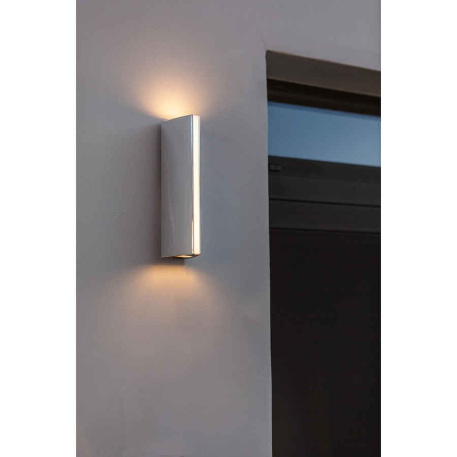Lutec LED-Außenwandleuchte LEO in Chrom verchromt mit Up-and-Down-Lichtfunktion - Bild 2