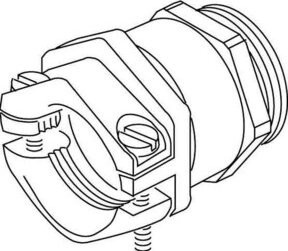 HKL Kabelverschraubung 924M2521 aus Messing - Bild 1