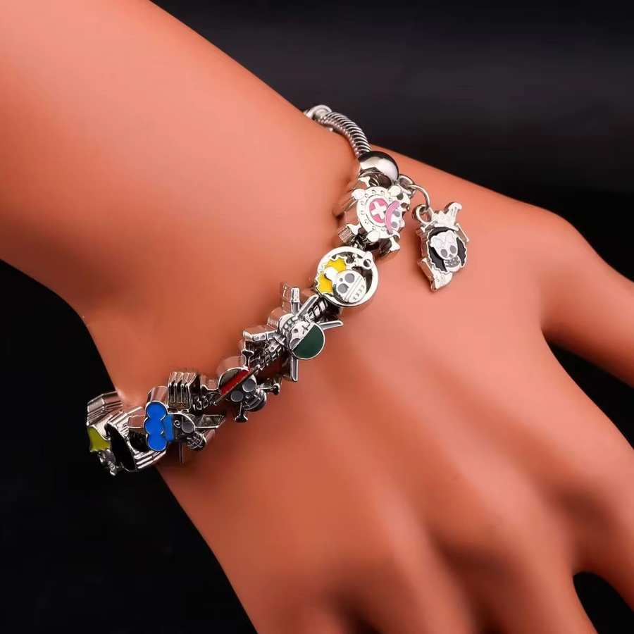 Bandai Armband, Perle, Metall, Bunt / Mehrfarbig, One Piece - Bild 3