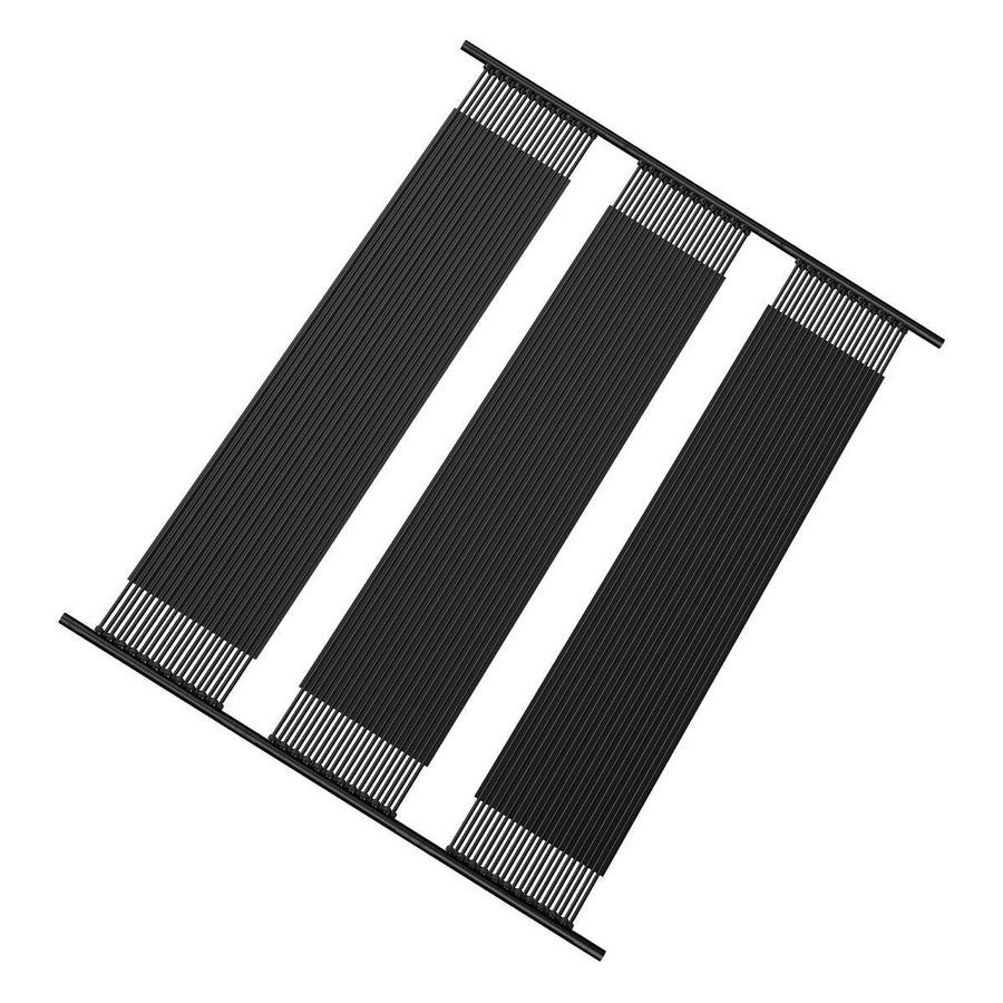 Buying Solutions MB Solare Poolheizung aus HDPE für oberirdische Pools, 4 Paneele, Schwarz, 1,25 / 1,5 Zoll - Bild 5