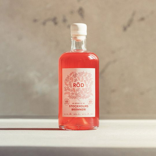 Stockholms Bränneri Aperitif Likör Röd, 0,5 l - Bild 1