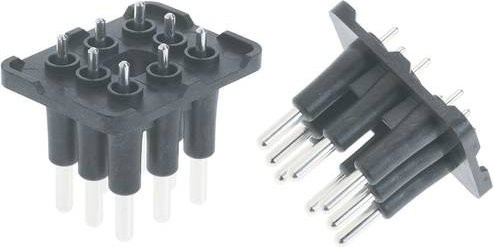 HARTING Leiterplattenadapter 09120089901 in Schwarz aus Kunststoff - Bild 1