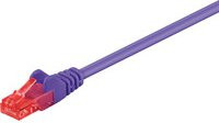 goobay CAT 6 Patchkabel U/UTP Ethernet LAN in Lila, Länge: 5,0 m - Bild 1