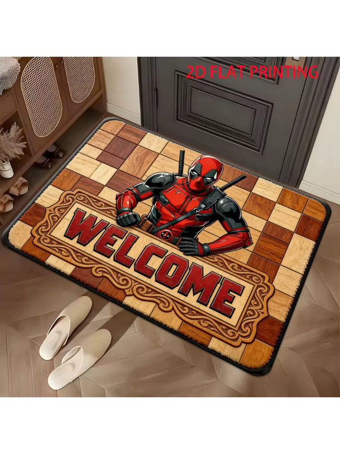 Beast Kingdom Marvel Deadpool Willkommens-Teppich, wetterfest, mehrfarbig, B: 140 cm, T: 60 cm - Bild 7