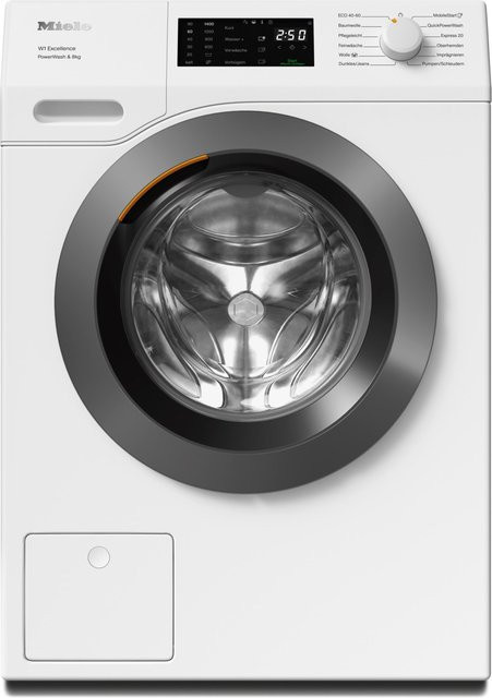 Miele W1 WEB 375 WPS Waschmaschine Frontlader in Weiß, 8 kg, 1400 U/min, ChromeEdition - Bild 1