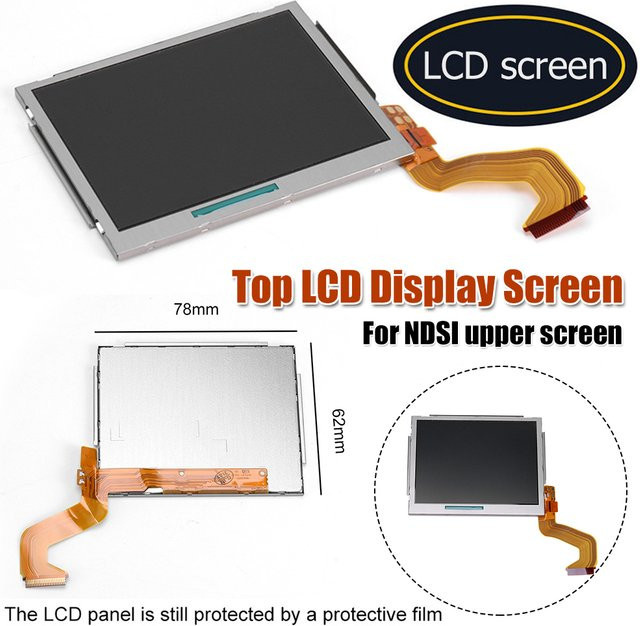 LAIMANEI Ersatz-LCD-Bildschirm für Nintendo DS NDSI in Schwarz - Bild 1