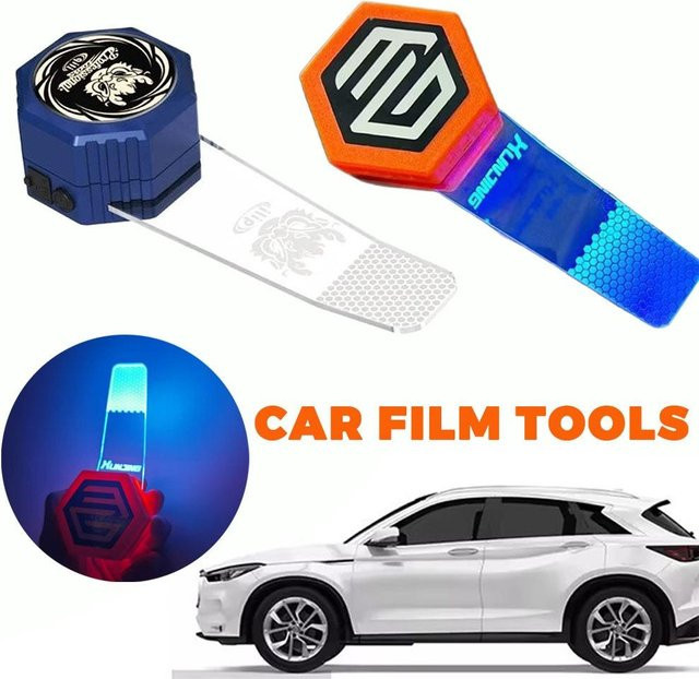 Tint Wiederaufladbares Tint Edge-Cutting Light Präzisionswerkzeug zum Schneiden von Autoverpackungen und Vinylfolien in Orange - Bild 1