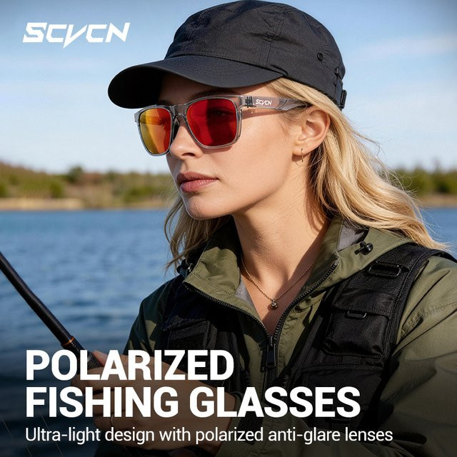 Scvcn Sonnenbrille, polarisiert, Vollrand, Unisex - Bild 1