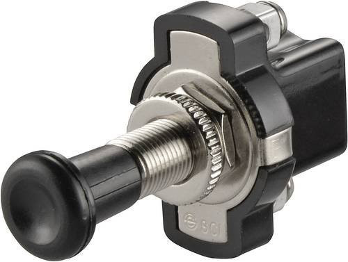 TRU Components Kfz-Zugschalter TC-A3-5BC-SC Schwarz 12 V/DC 10A 1 x Aus/Ein rastend - Bild 1