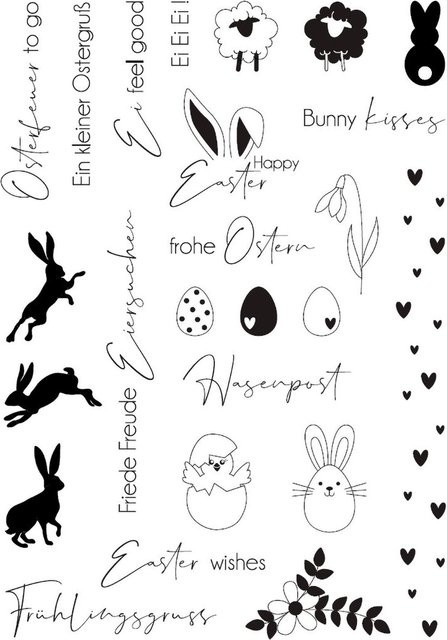 VBS Silikonstempel Happy Easter - Bild 1