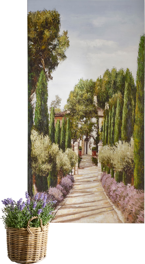 Kunstleinwand Provence-Motiv in Grün von Heine Home mit Holzrahmen, Breite: 150 cm, Höhe: 75 cm, Tiefe: 3,5 cm - Bild 2