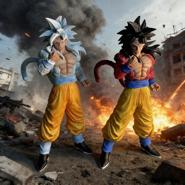 Bandai Dragon Ball Son Goku Ssj4 Figur, Actionfigur, 30cm - Bild 1